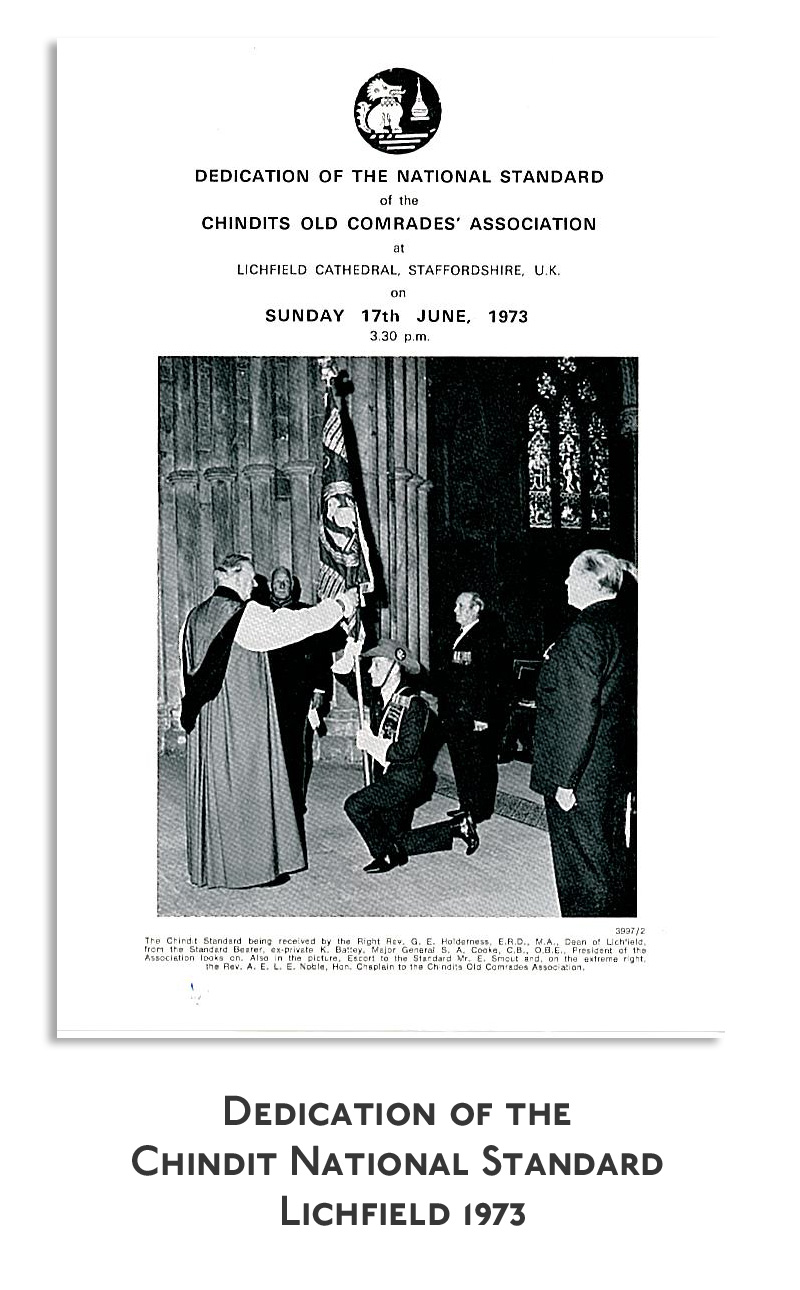 Dedication-of-Chindit-National-Standard-Lichfield-1973
